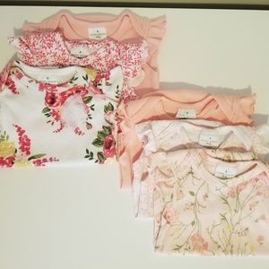 Laura Ashley Baby 6pc Onesie Set